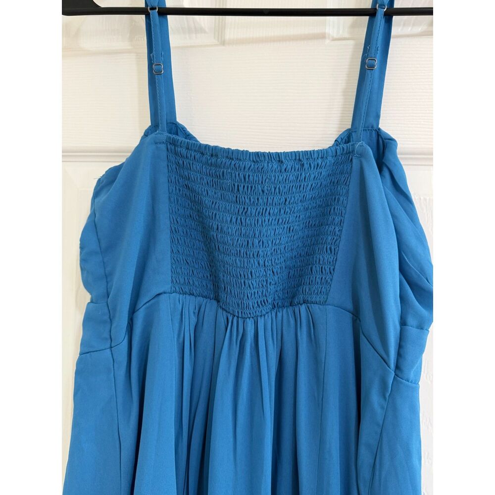 Abercrombie & Fitch Blue Midi Dress - Picture 9 of 13